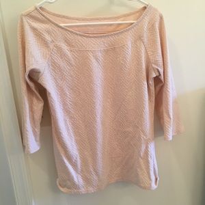Pink New York & Company 3/4 sleeve shirt.